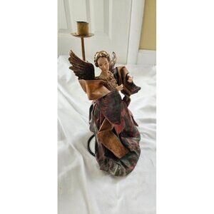 Vintage Victorian Angel Candlestick